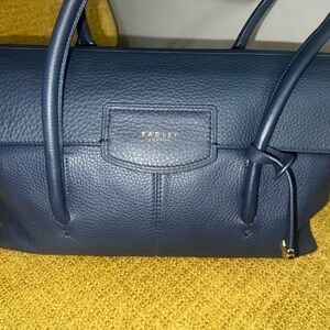 Radley London Dark Blue Leather Shoulder Bag